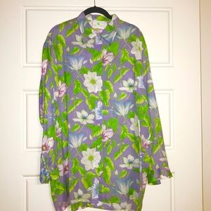 NWOT From Saks 5th Tropical Floral Coverup…